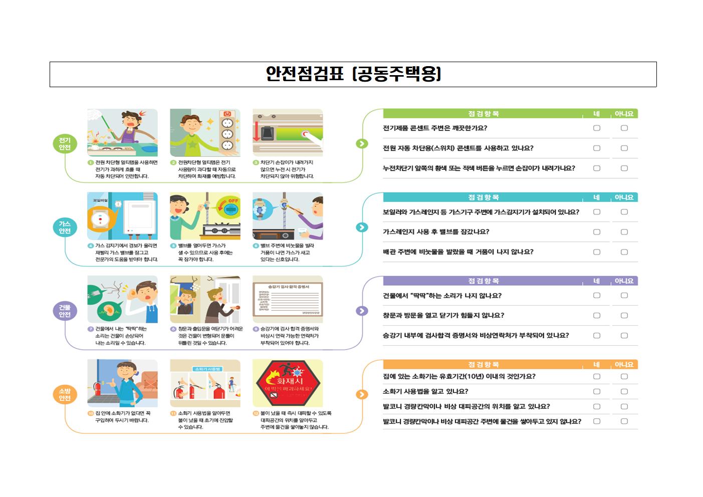 우리집 안전환경 점검하기-안전점검표001