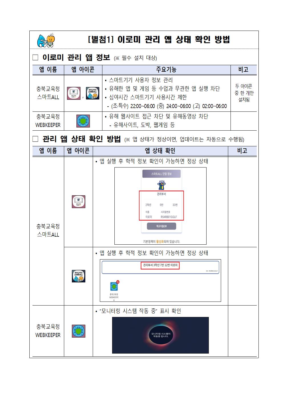 2024. 학생 이로미 사용 유의사항 및 AS센터 안내002