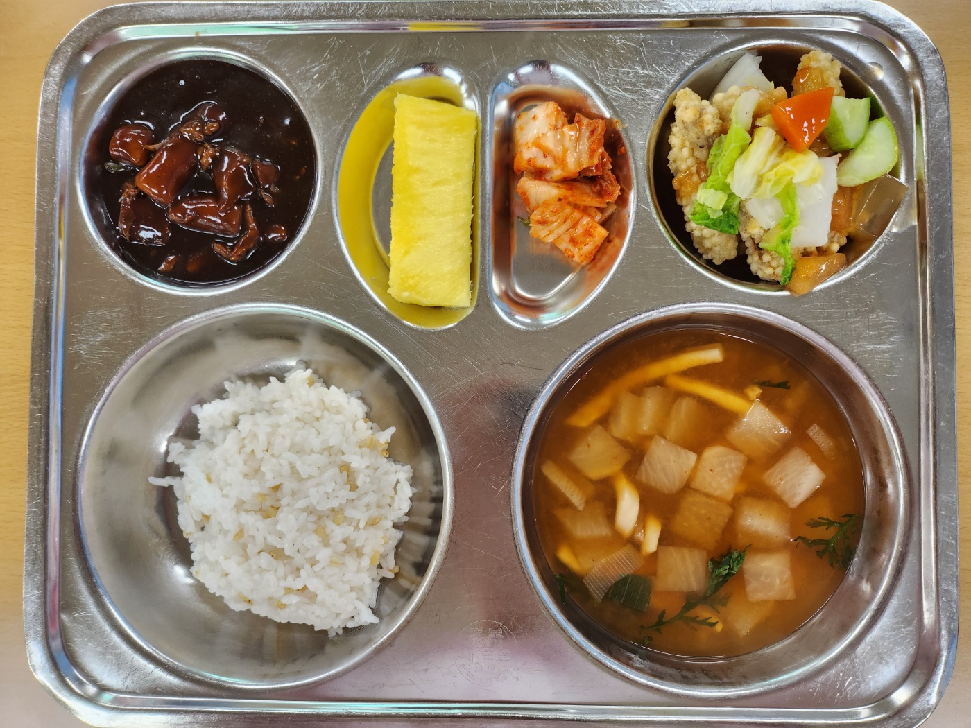 중식 식단 이미지
